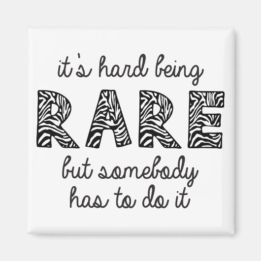 珍しい懸命だ マグネット (正面)