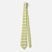 珍しい時間のピクルボールタイ ネクタイ (正面)