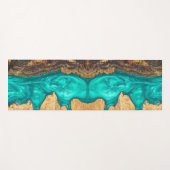 珍しい模擬木材、樹脂、エポキシ ヨガマット (正面(横))