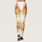 珍しい死芸術的んだ鳥レギンス レギンス (裏面)