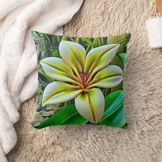 珍しい花 クッション (ブランケット)