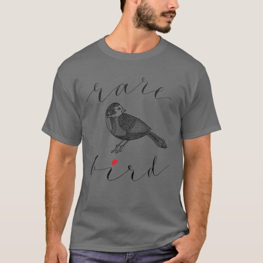 珍しい鳥の友人 Tシャツ (正面)