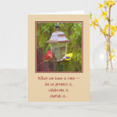 珍しい……友情 カード (黄色い花)