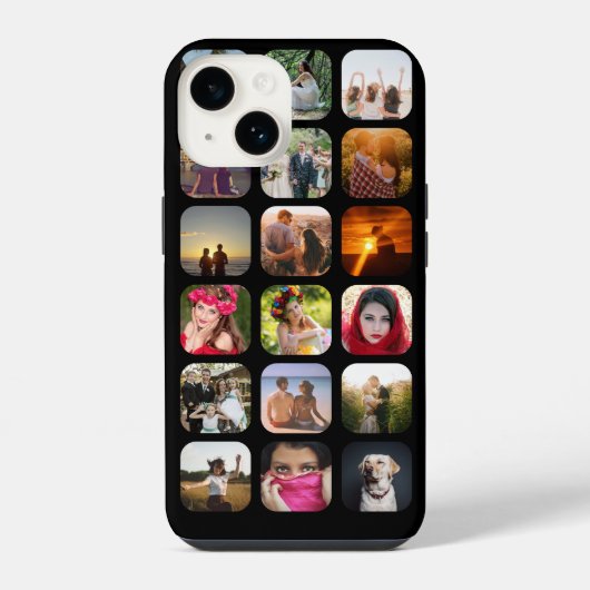 珍しいiPhoneケースの写真のアップロード iPhoneケース (裏面)