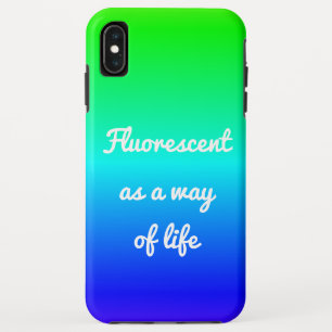 珍しいiPhoneケースの生活方法としての蛍光 iPhone XS Maxケース