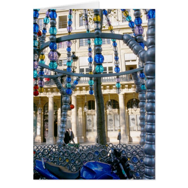 珠玉のブルー- Paris8からの郵便はがき (正面)