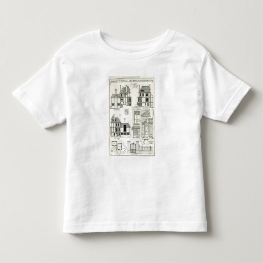 珠玉の住宅Sunnycote、Hampstead、 トドラーTシャツ (正面)
