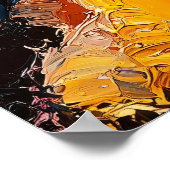 珠玉インスパイアの印象派の少女 ポスター (角)