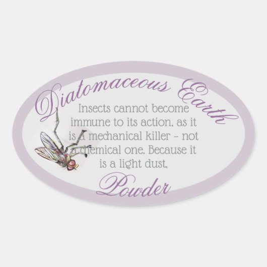 珪藻土オーバルシール 楕円形シール (正面)