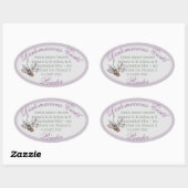 珪藻土オーバルシール 楕円形シール (シート)