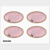 珪藻土オーバルシール 楕円形シール (シート)