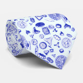 珪藻植物-磁器のタイ ネクタイ (ロール)