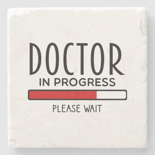 現おもしろい在の医科学生 ストーンコースター (正面)