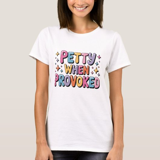 現おもしろい象の場合の小さカラフルさ Tシャツ (正面)