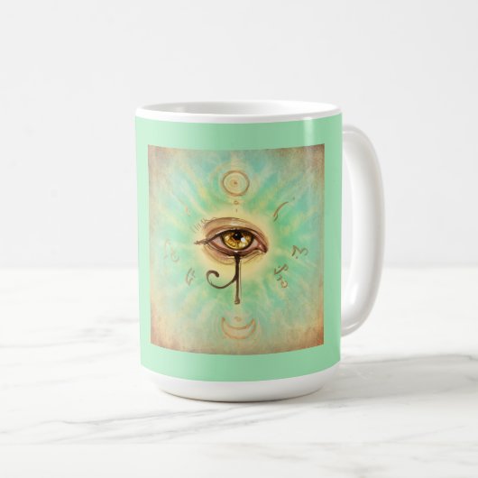 現れる時間だ! – エジプト魔法 コーヒーマグカップ (正面右)