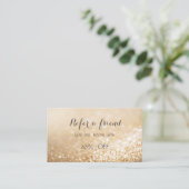 現エレガントスタイリッシュ在《写真》ぼけ味紹介カード 紹介カード (スタンド正面)