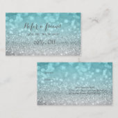 現エレガントスタイリッシュ在《写真》ぼけ味紹介カード 紹介カード (正面/裏面)