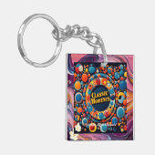 「現クラシック示されたの優雅さ」 キーホルダー (正面左)