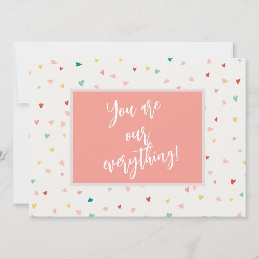 現代のあなたは私たちの全て フォト ヴァレンタインデー シーズンカード (正面)