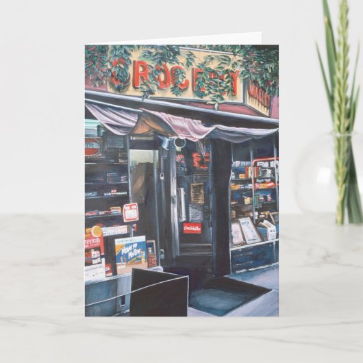 現代のおとなしい過去の挨拶状 カード (正面)