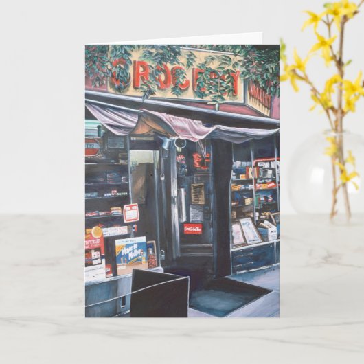 現代のおとなしい過去の挨拶状 カード (黄色い花)