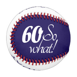 現代のおもしろい60歳の誕生日 野球ボール