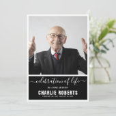 現代のお別れ会 | 生前の感謝を込めたお別れ会 招待状 (スタンド正面)