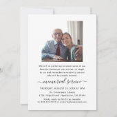 現代のお別れ会 | 生前の感謝を込めたお別れ会 招待状 (裏面)