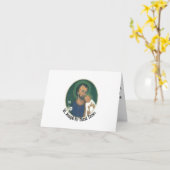 現代のための聖ヨセフ カード (黄色い花)