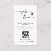 現代のウェディングラブキャプチャコード エンクロージャーカード (正面)