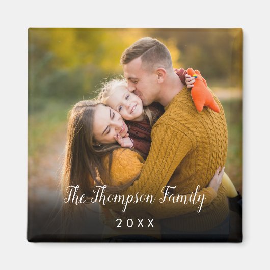 現代のオーダーメイド写真 マグネット (正面)