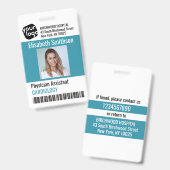  現代のカスタマイズ可能な医師アシスタントIDカード バッジ (正面＆裏面)