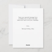 現代のカスタムハッピーマザーズデイギフトお母さんの写真 シーズンカード (裏面)