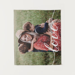 現代のカスタム写真ラブラスクリプト タペストリー