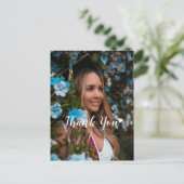 現代のカスタム写真、卒業お礼 ポストカード (スタンド正面)