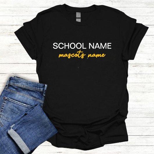 現代のカスタム学校チームマスコット スピリットギフト トライブレンドＴシャツ