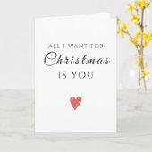 現代のクリスマスグリーティングカードが欲しい カード (黄色い花)