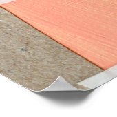 現代のコラージュアート。キャンバスに混合メディア。カラフル ポスター (角)