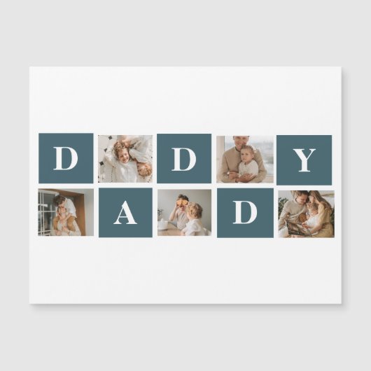 現代のコラージュ父親の写真とグリーンダディギフト (正面)