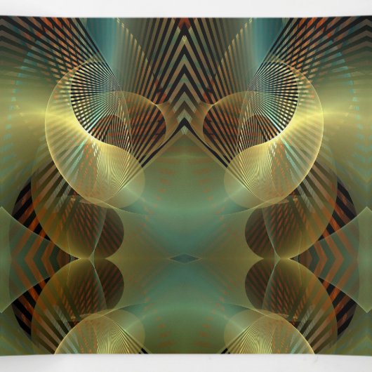 現代のゴールドスワール・キンセアニエラ 三つ折り招待状 (内部中)