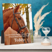 現代のシンプルな写真　哀悼　追悼　メモリアル フォトプラーク (側面)