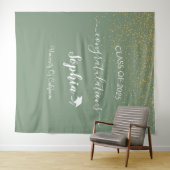 現代のスクリプト 卒業パーティー 背景 | 卒業生 タペストリー (インサイチュ(横))