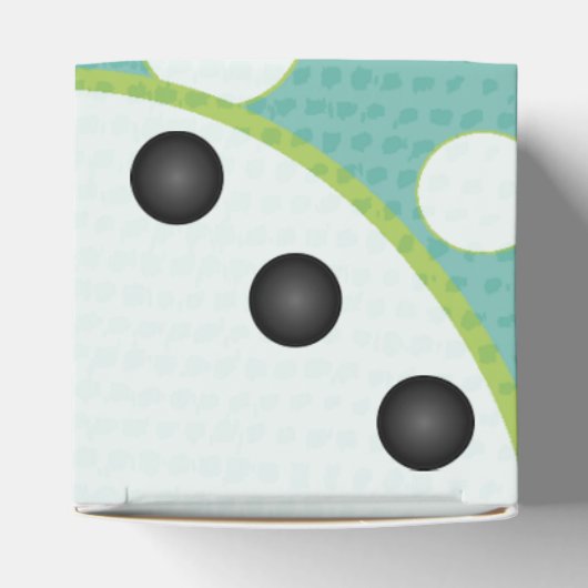 現代のダイスまたはダイウェディングパーティーの好意ボックス フェイバーボックス (上部)