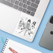 現代のファッションアートと出会う シール (ノートパソコンとiPhone)