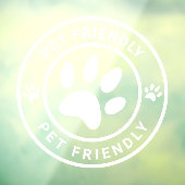 現代のペットに優しいコーヒーカフェ 猫 犬歓迎 ウィンドウサイン (シート3)