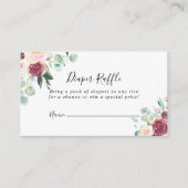 現代のユーカリおむつくじチケット エンクロージャーカード (正面)