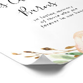 現代のユーカリ　このキャンドルは燃え続ける ポスター (角)