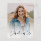 現代のライフセレブレーション追悼式 ポストカード (正面)