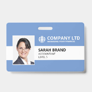 現代の企業ビジネススタッフID バッジ