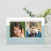 現代の兄弟写真 卒業発表 招待状 (スタンド正面)